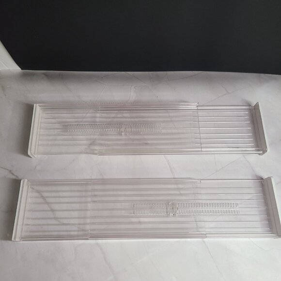 Drawer Dividers IDesign Set of 2 Clear NEW - Picture 5 of 15